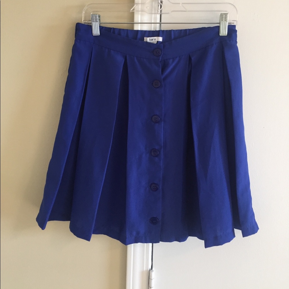 Bar III 6 button Navy Blue skirt