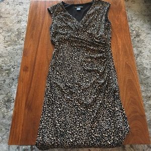 Black and Tan slip dress