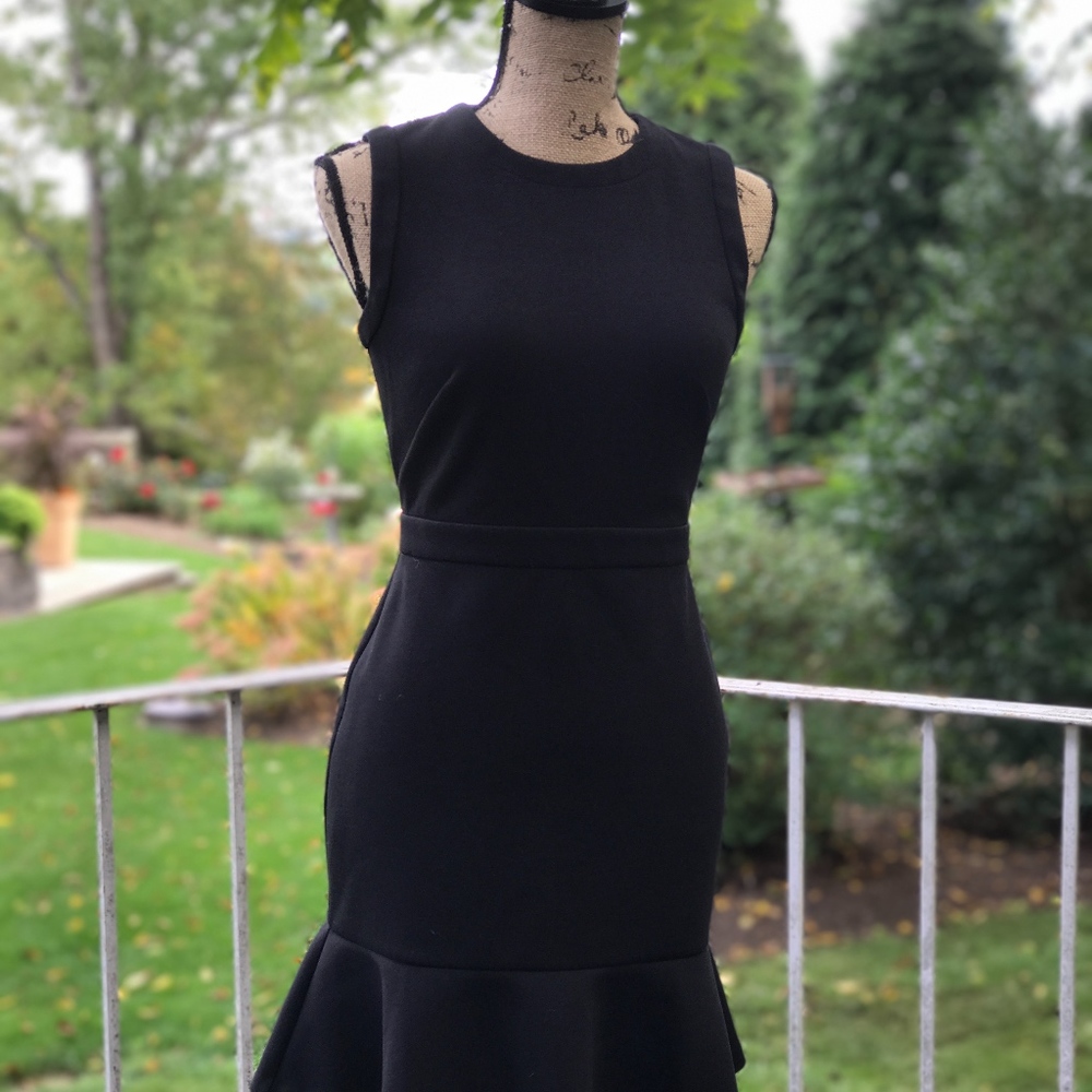 Ann Taylor Scuba Little Black Dress