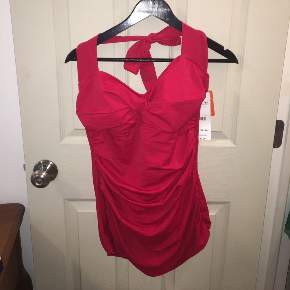 Tummy control bathing suit