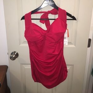 Tummy control bathing suit