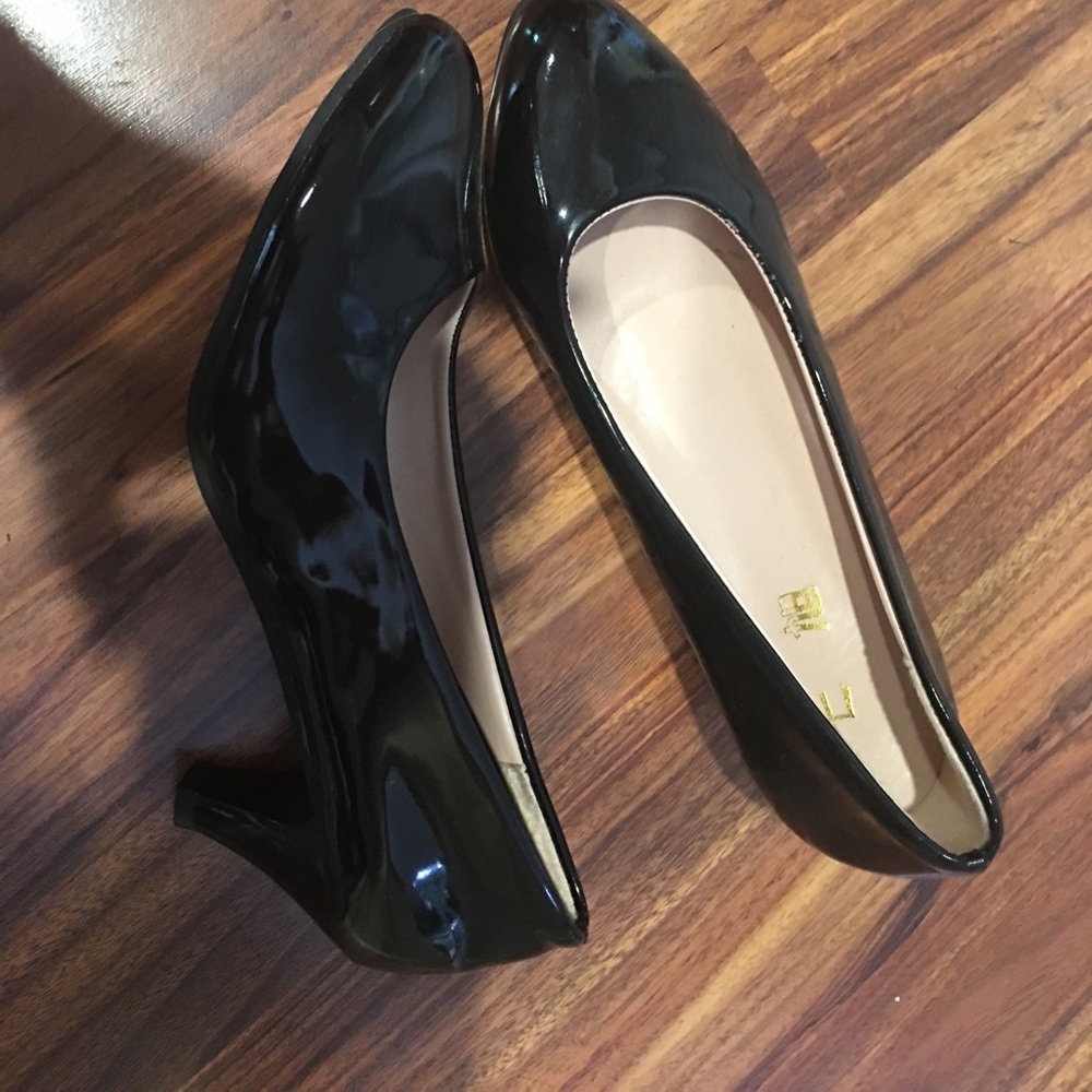 Women black dress shoes pumps 7