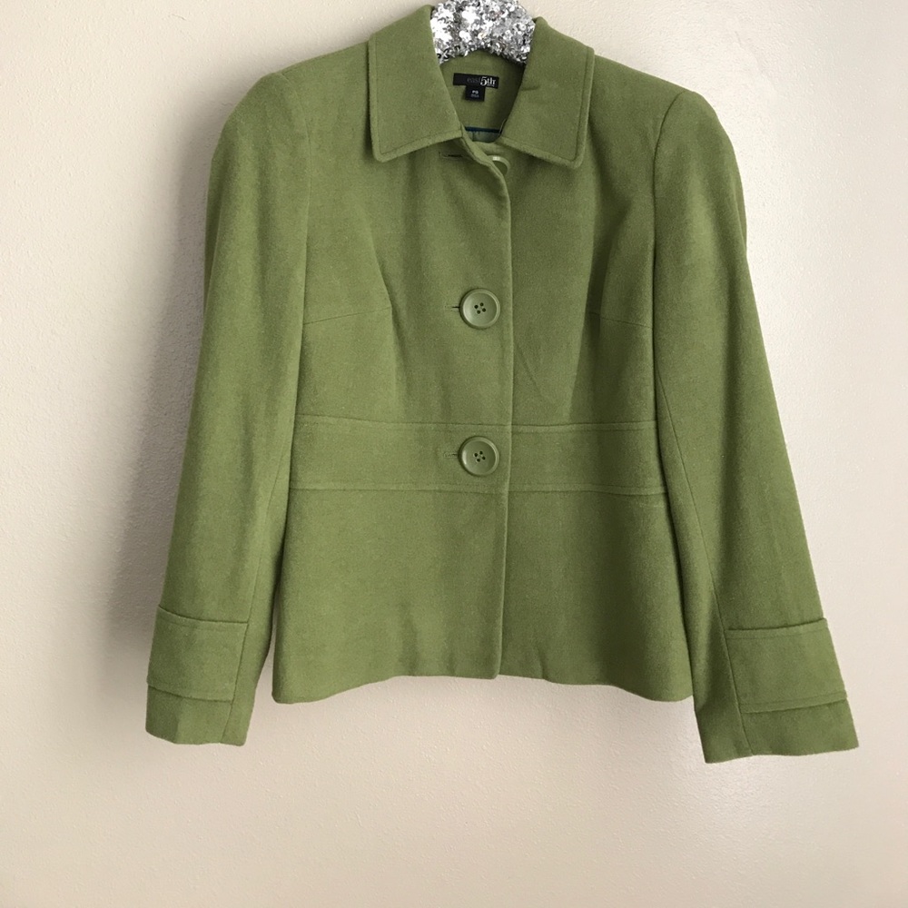 Jazmine Green Peacoat