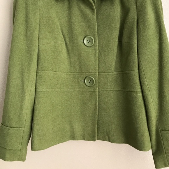 Jazmine Green Peacoat - Picture 3 of 4