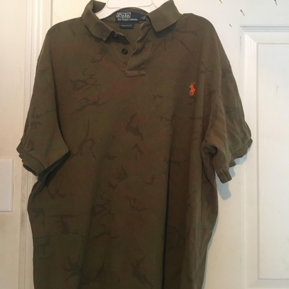 Camo polo shirt