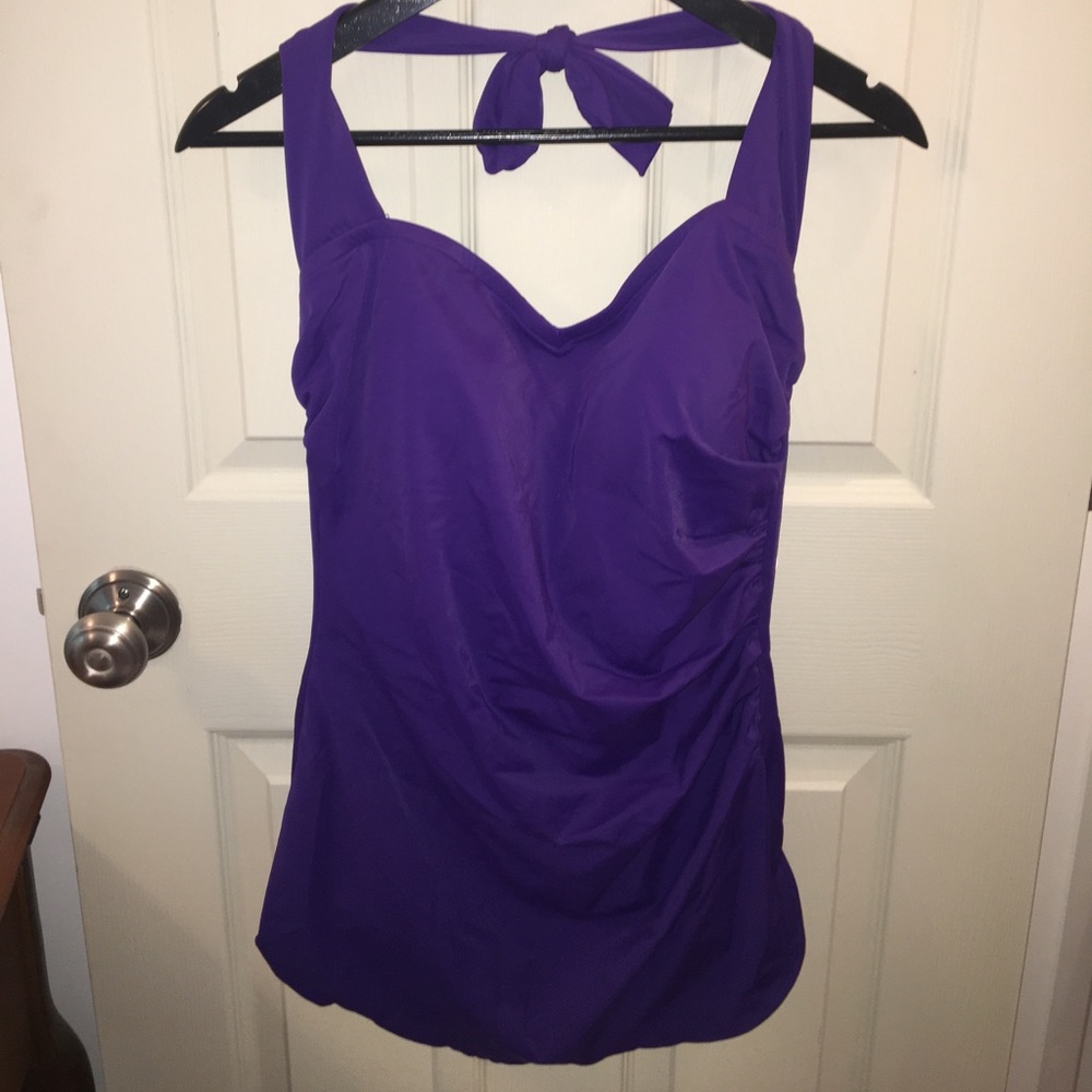 Tummy control bathing suit