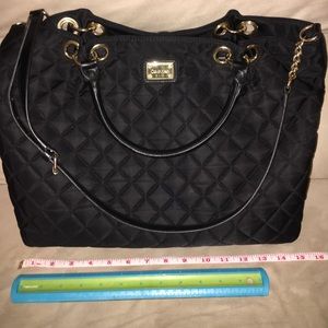 Nylon Quilted Calvin Klein tote/messenger bag