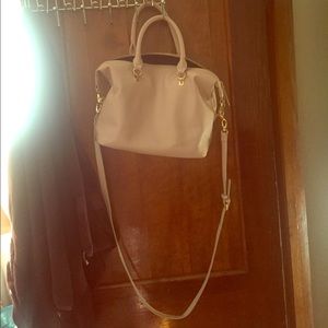 Beige Forever21 large satchel