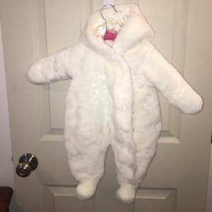 Super fuzzy winter body suit