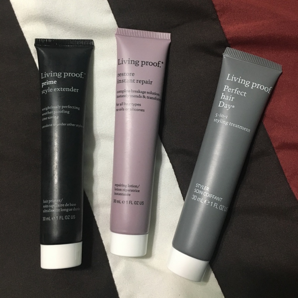 Living proof 3-pack hair styling creams