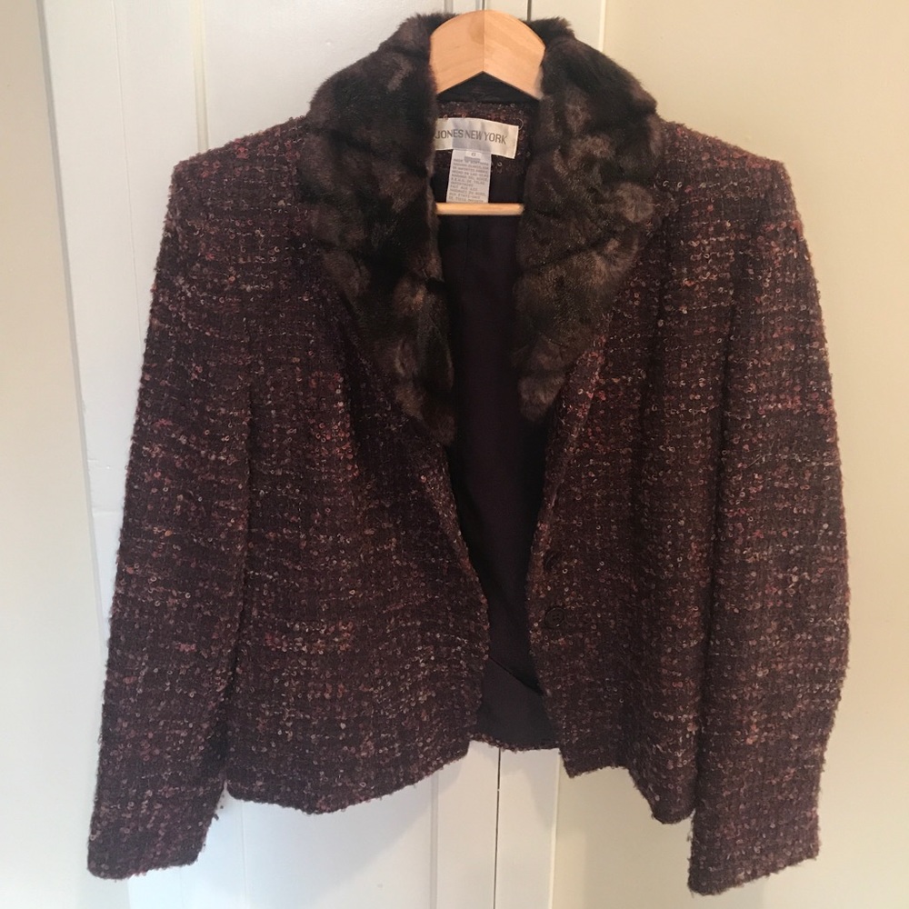 Jones of New Your wool blazer.