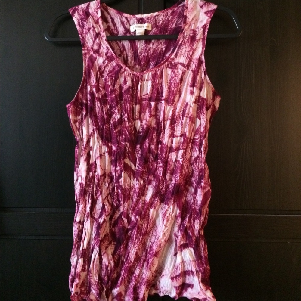 Crinkle Cotton Tank