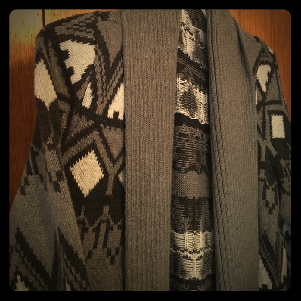 Oversized sweater jacket!