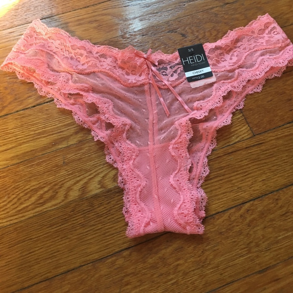 Heidi Klum Cheeky Lace Panty Small NWT