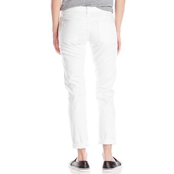 {Lucky Brand} White Sienna Slim Boyfriend Jeans - Picture 2 of 8