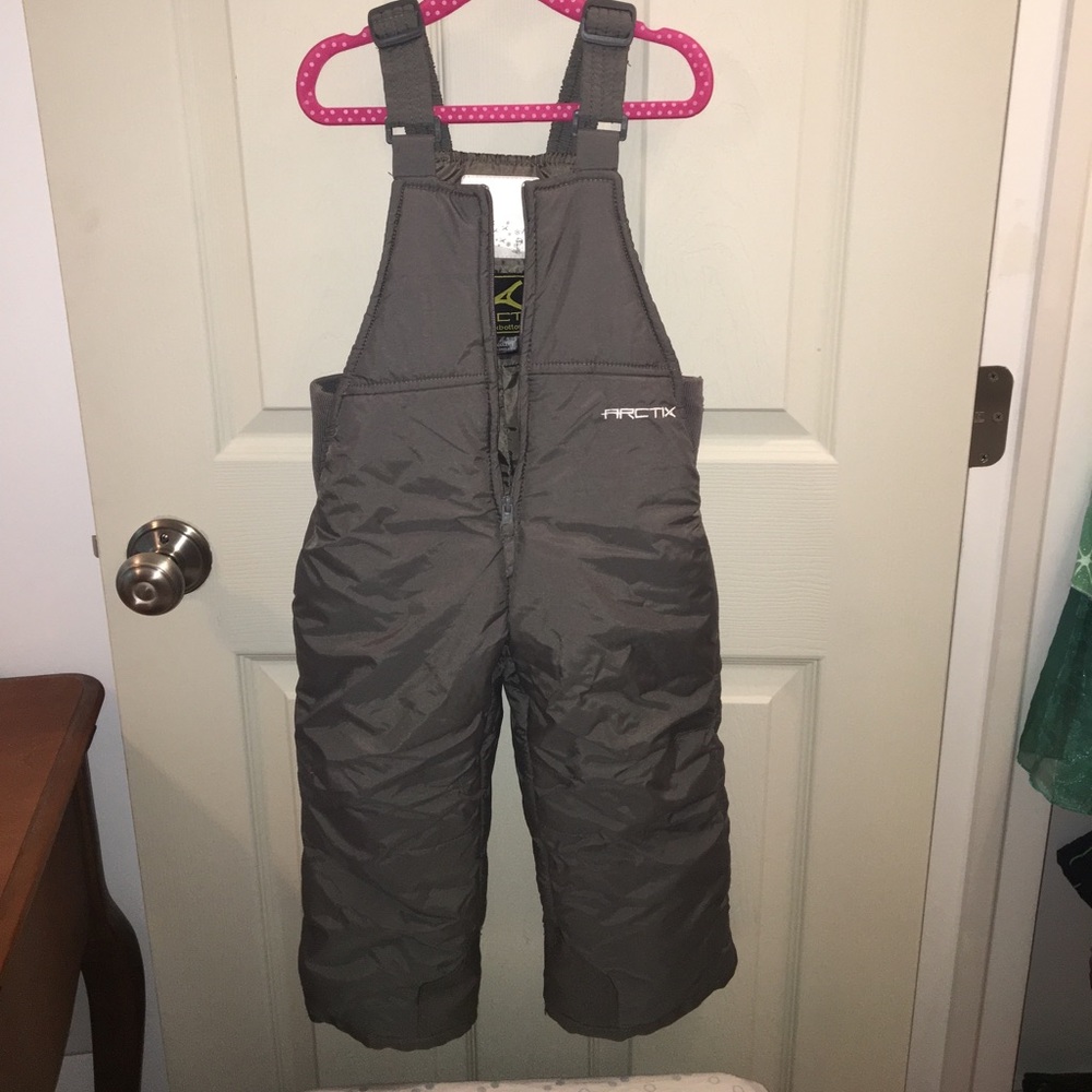 Gray snow pants