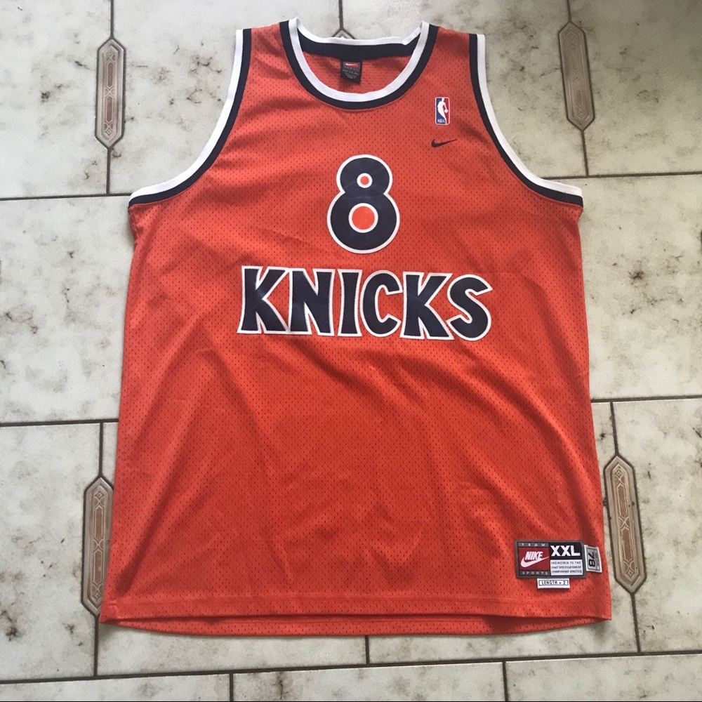 Latrell Sprewell Knicks Nike Stitched Jersey  XXL