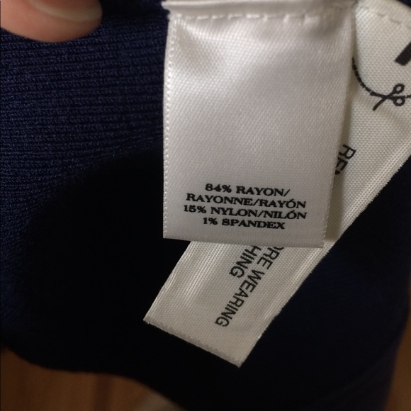 Ann Taylor Navy Knit Dress - Picture 5 of 7