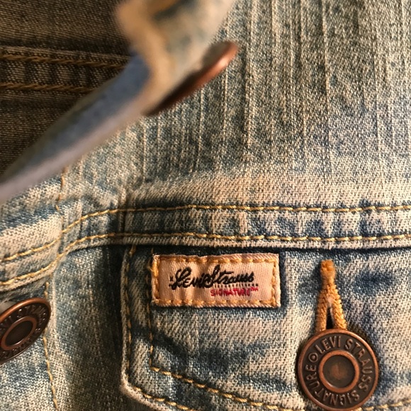 Girls Levi Strauss denim jacket - Picture 2 of 4
