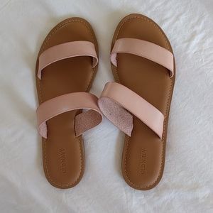 Never Worn Double Strap Slide Sandal