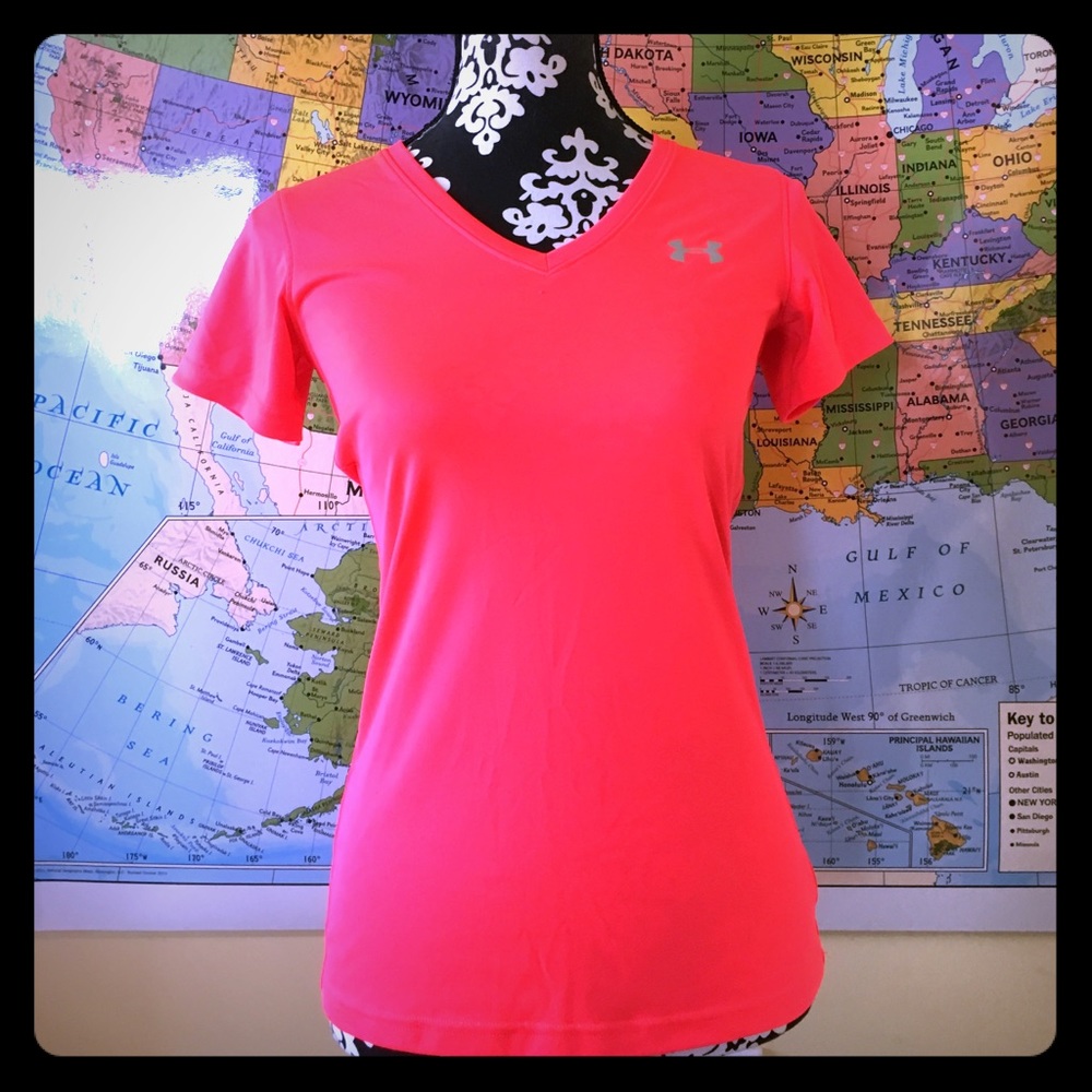 Pink Under Armour Athletic Tee