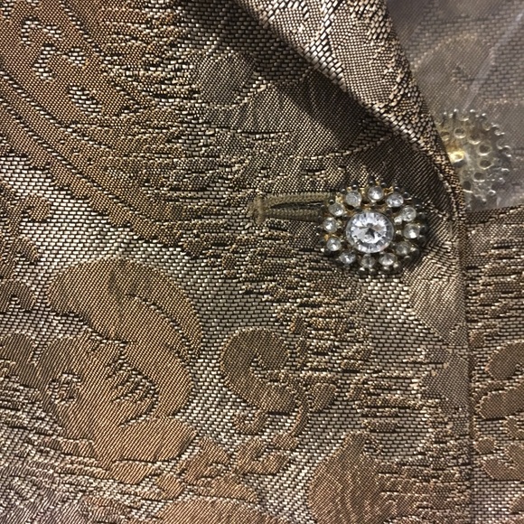 Patterned cropped blazer - Picture 3 of 3