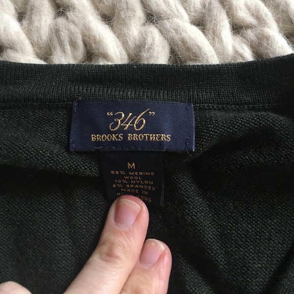 Men's green sweater. Brooke’s brothers. - Picture 2 of 2