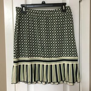 Max Studio Midi Skirt with Ruffle Hem