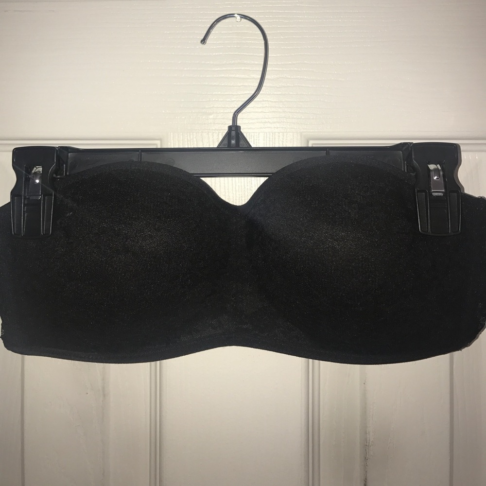 Victoria's Secret pink strapless bra