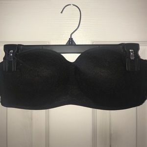 Victoria's Secret pink strapless bra