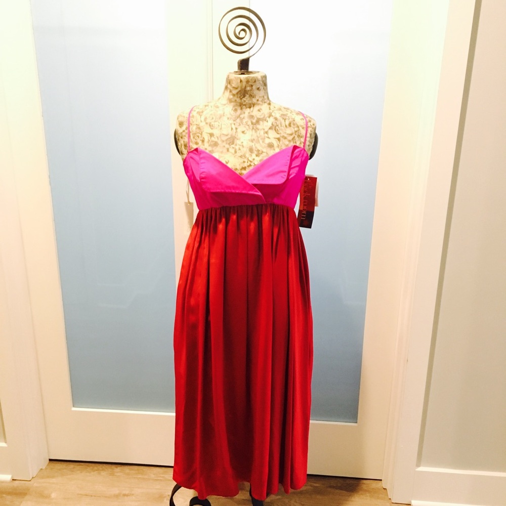 100% Silk Rory Beca Lola Empire waist dress NWT.