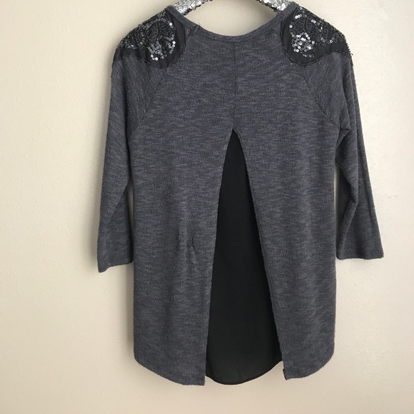 Grey embellished top - Picture 4 of 5