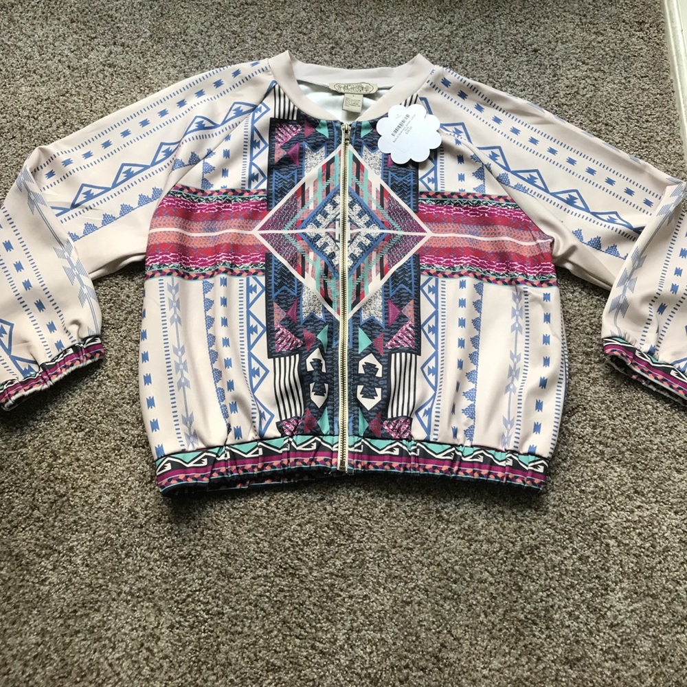 Aztec design bomber jacket - Picture 2 of 5
