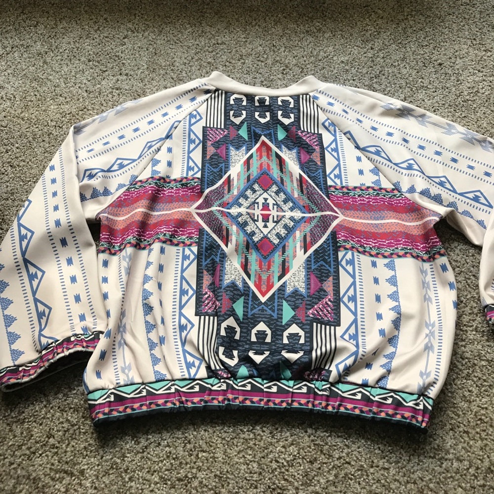 Aztec design bomber jacket - Picture 3 of 5