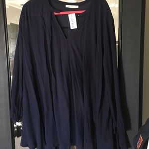 L Izzy & Lola Navy Blue dress. 100%