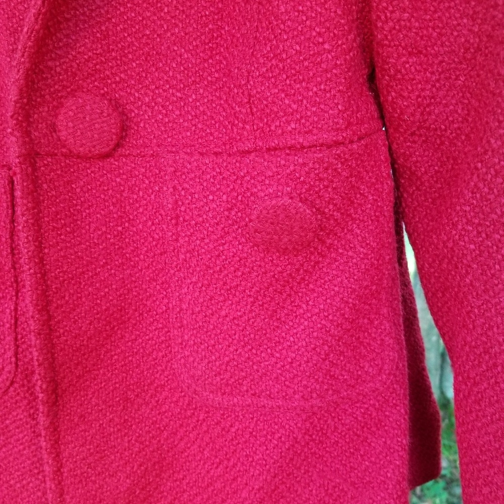 Valentines Day! Gorgeous red Boston Proper jacket. Xs - Picture 3 of 6