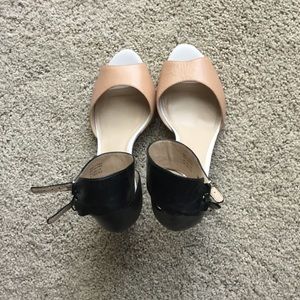 Aldo - colorblock heels w/ wide ankle strap sz 8