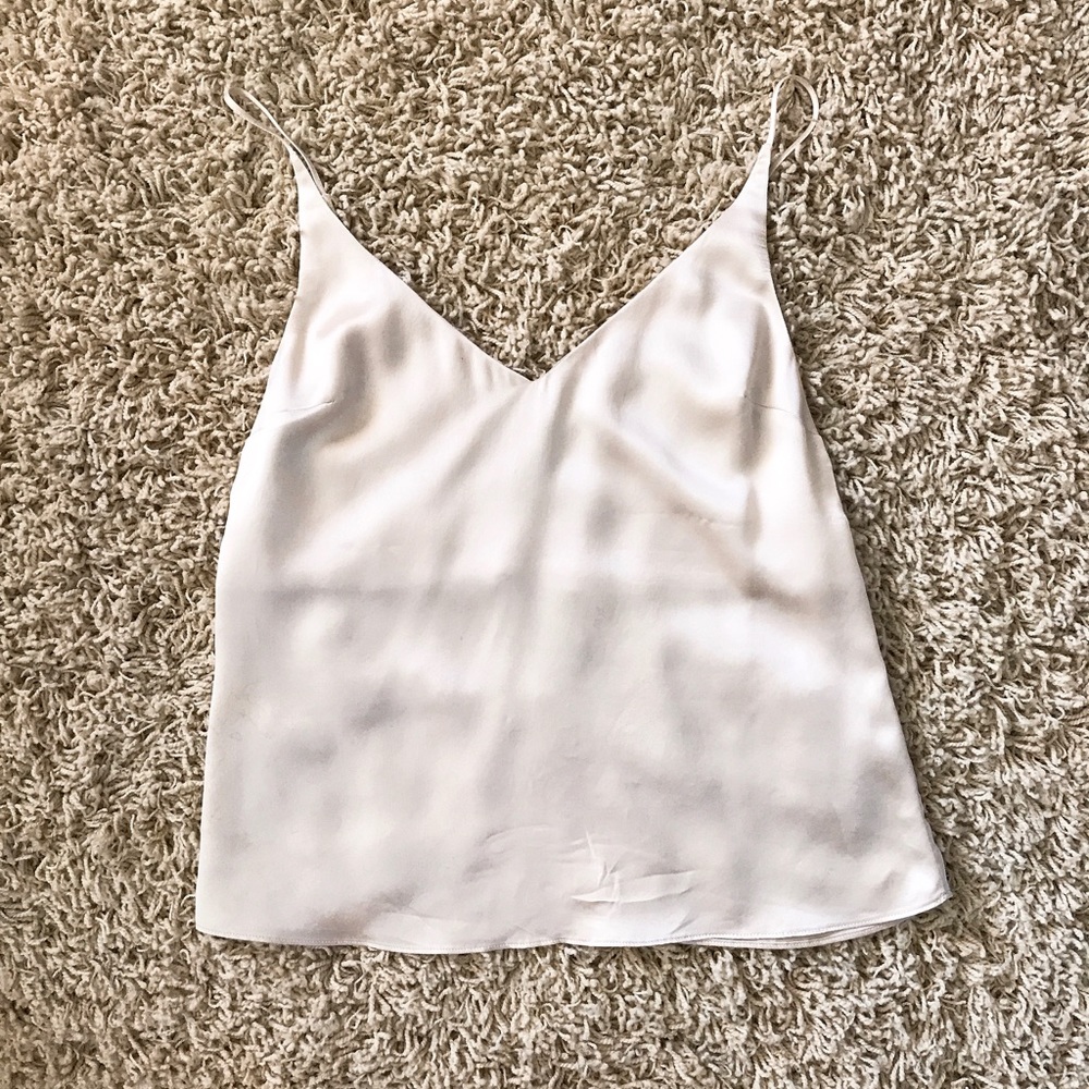 REFORMATION silk tank top