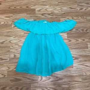 Off the shoulder boutique dress size M