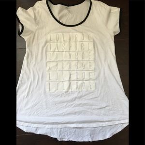 LulaRoe classic tee Inspire tour size medium