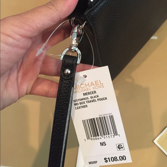 🌹🌟Michael Kors Mercer MD Box Travel Pouch Black - Picture 6 of 7