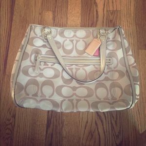 Coach tote handbag