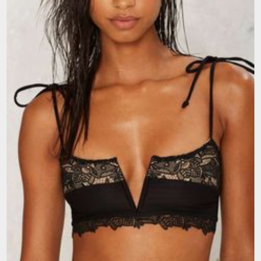 For love and lemons swim lace top