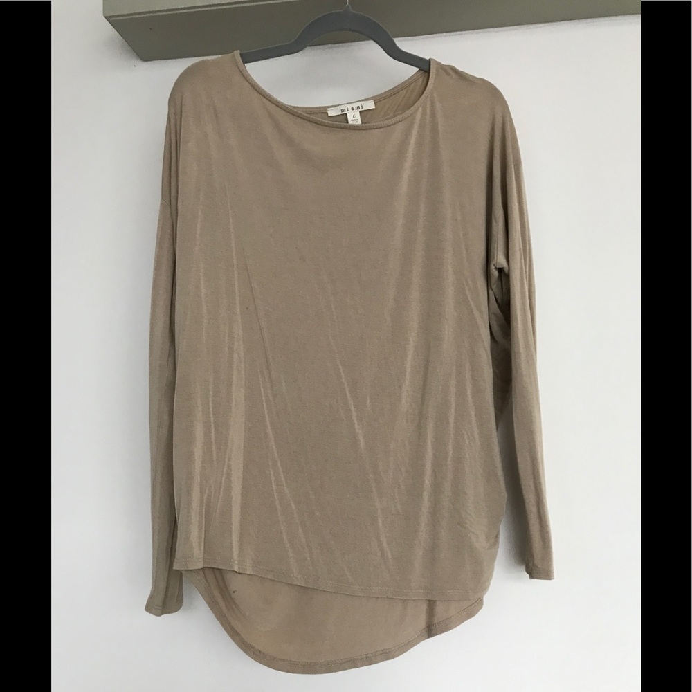Lot of 2 Francesca's Brand Tops - Neutral Colors