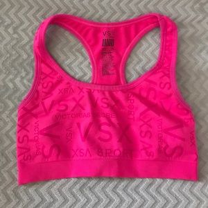 Victoria's Secret hot pink sports bra