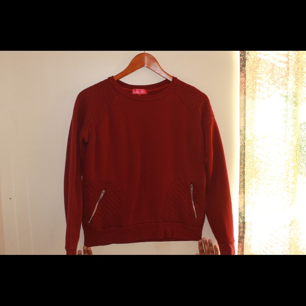 Maroon Long Sleeve Shirt