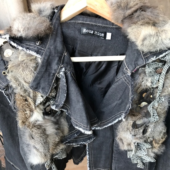 Rabbit feather jacket - Picture 2 of 4