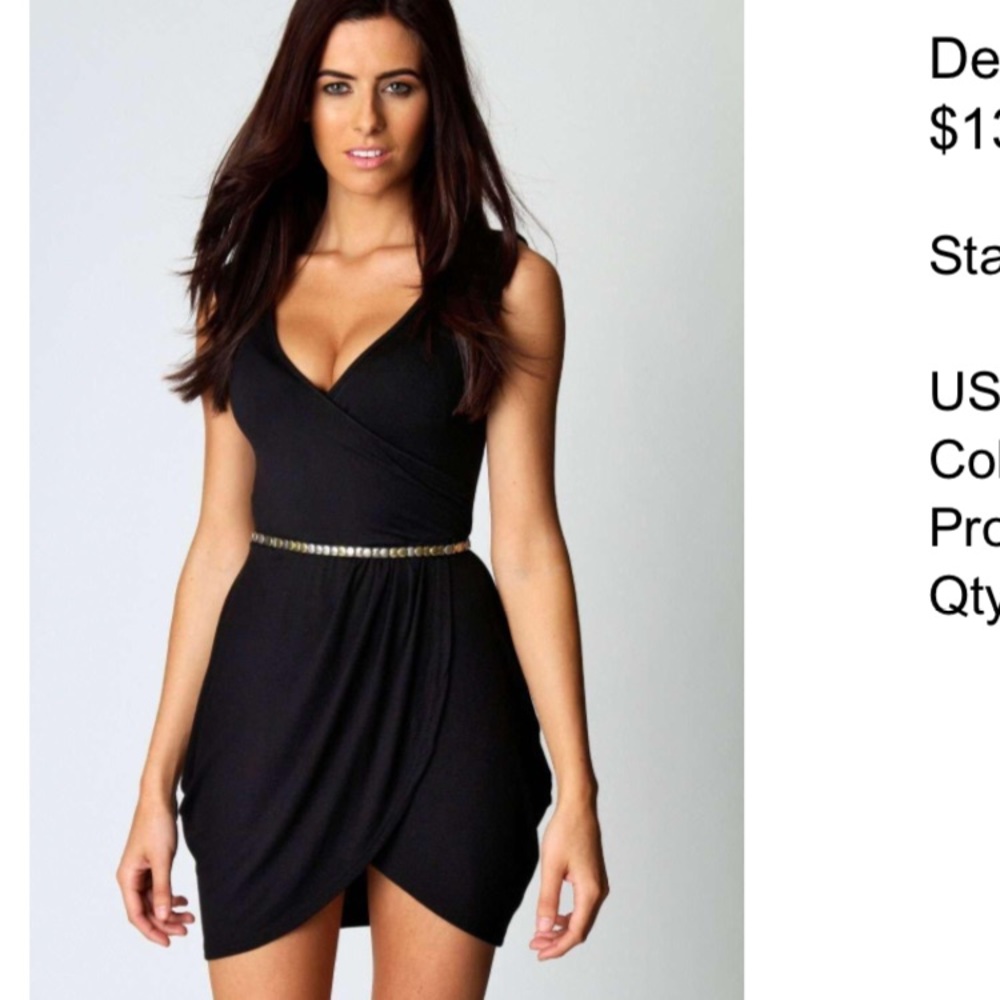 Boo Delilah wrap dress