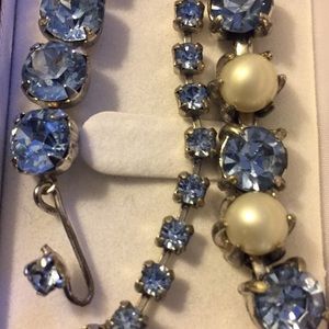 50s vintage necklace & pearls bracelet
