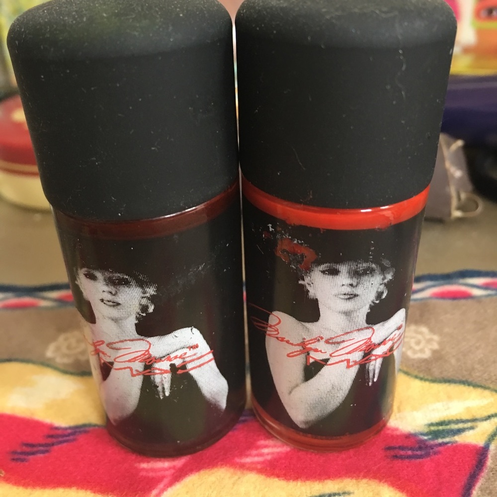 Two Mac Marilyn LE nail polishes only swatched 1x
